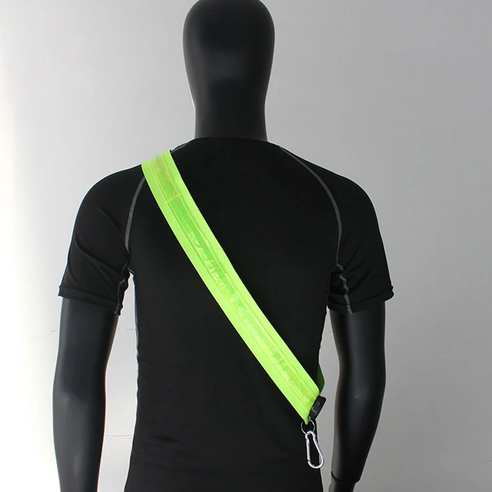 Running Gear Lights - Illuminated Shoulder Straps Rechargeable Cycling LED