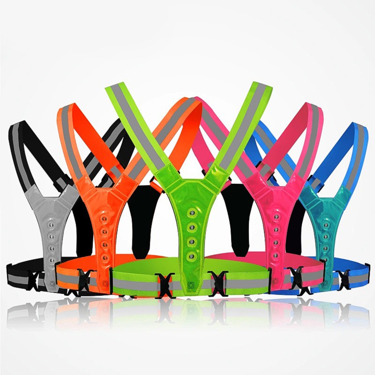 Running Gear Winter Men - Adjustable LED Running & Cycling Safety