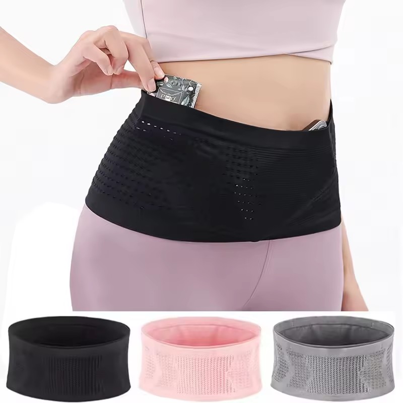 Running Gear Belt - Seamless Invisible Running Waist Belt Bag