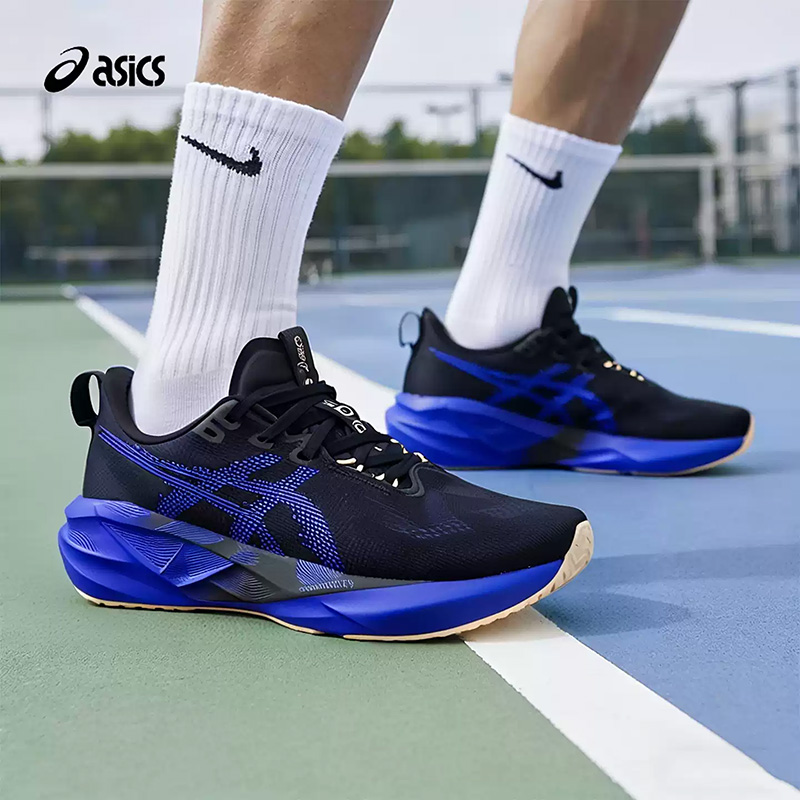 Running Gear Asics - Asics NOVABLAST 5 Black Royal Blue
