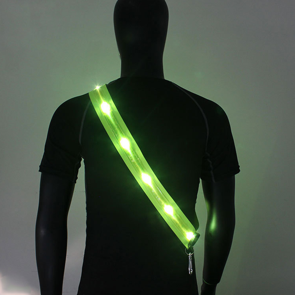 Running Gear Lights - LED Shoulder Belt Rechargeable LED Reflective