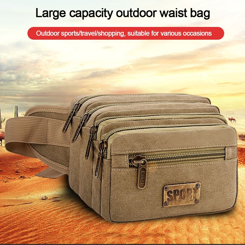 Useful Canvas Waist Bags Multi - đánh giá và giá Running Gear Organizer