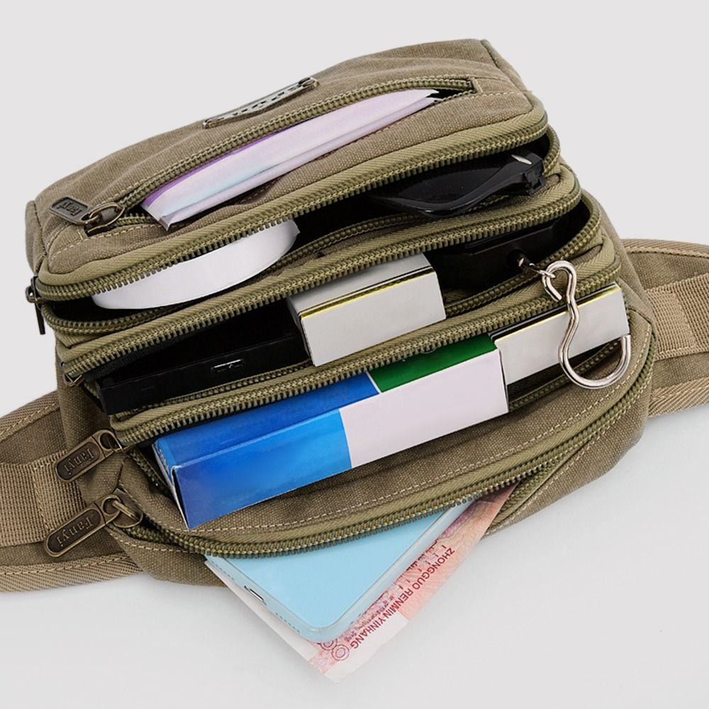 Useful Canvas Waist Bags Multi - đánh giá và giá Running Gear Organizer