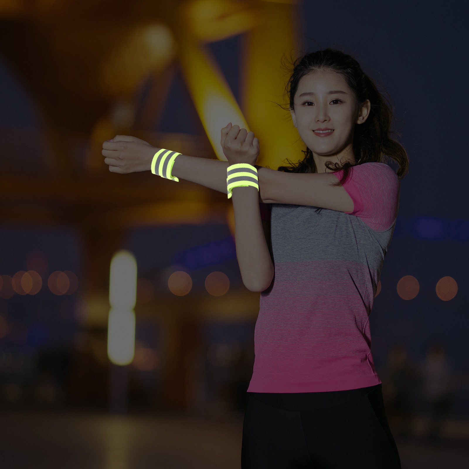 4Pairs Reflective Wristband Ar - đánh giá và giá Running Gear For Night