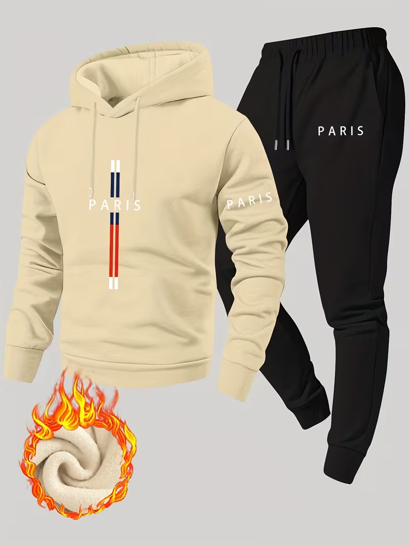 Men's Urban Casual Two-Piece S - đánh giá và giá Running Gear Winter Men