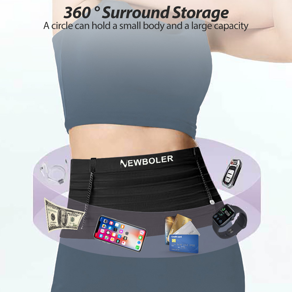 NEWBOLER Elastic Sports Waist  - đánh giá và giá Running Gear Belt