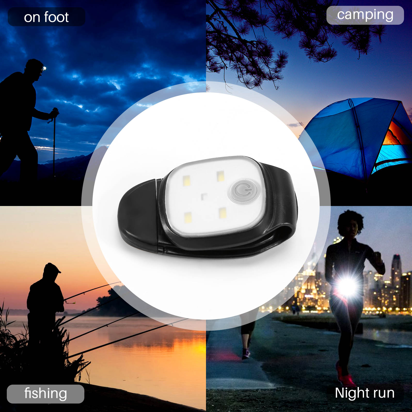 XSXS-Outdoor Night Clip On Run - đánh giá và giá Running Gear Lights