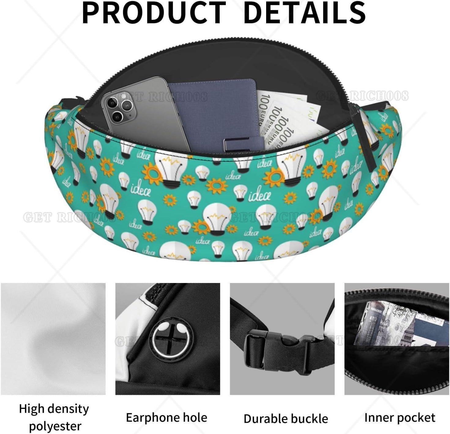 Crossbody Fanny Packs for Wome - đánh giá và giá Running Gear Bag For Men