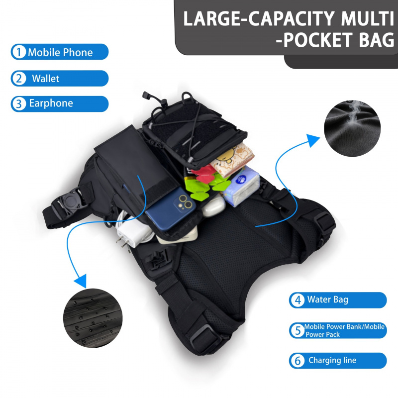 2026 New Tactical Vest Chest B - đánh giá và giá Running Gear Bag For Men