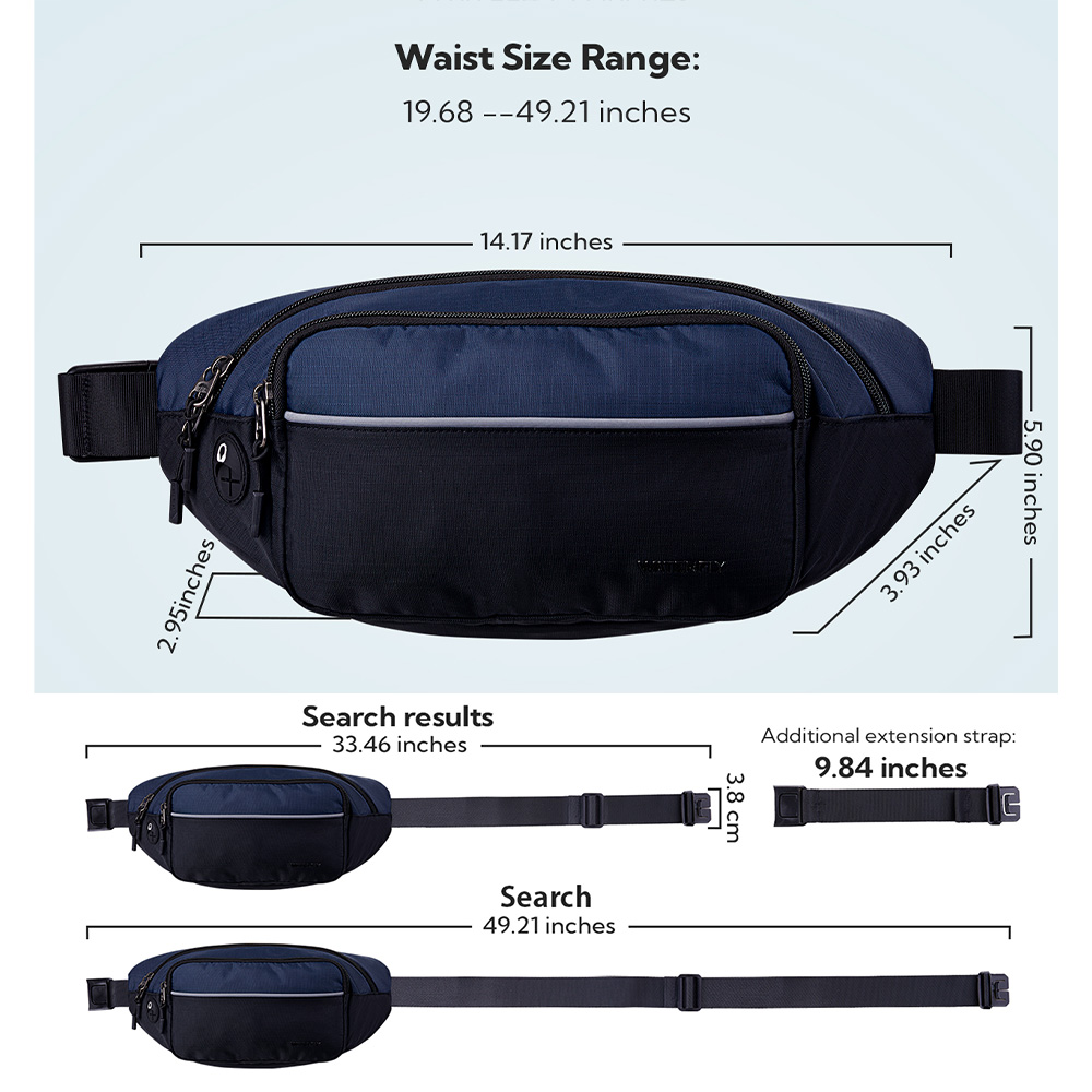 WATERFLY Fanny Pack Waist Bag  - đánh giá và giá Running Gear Belt