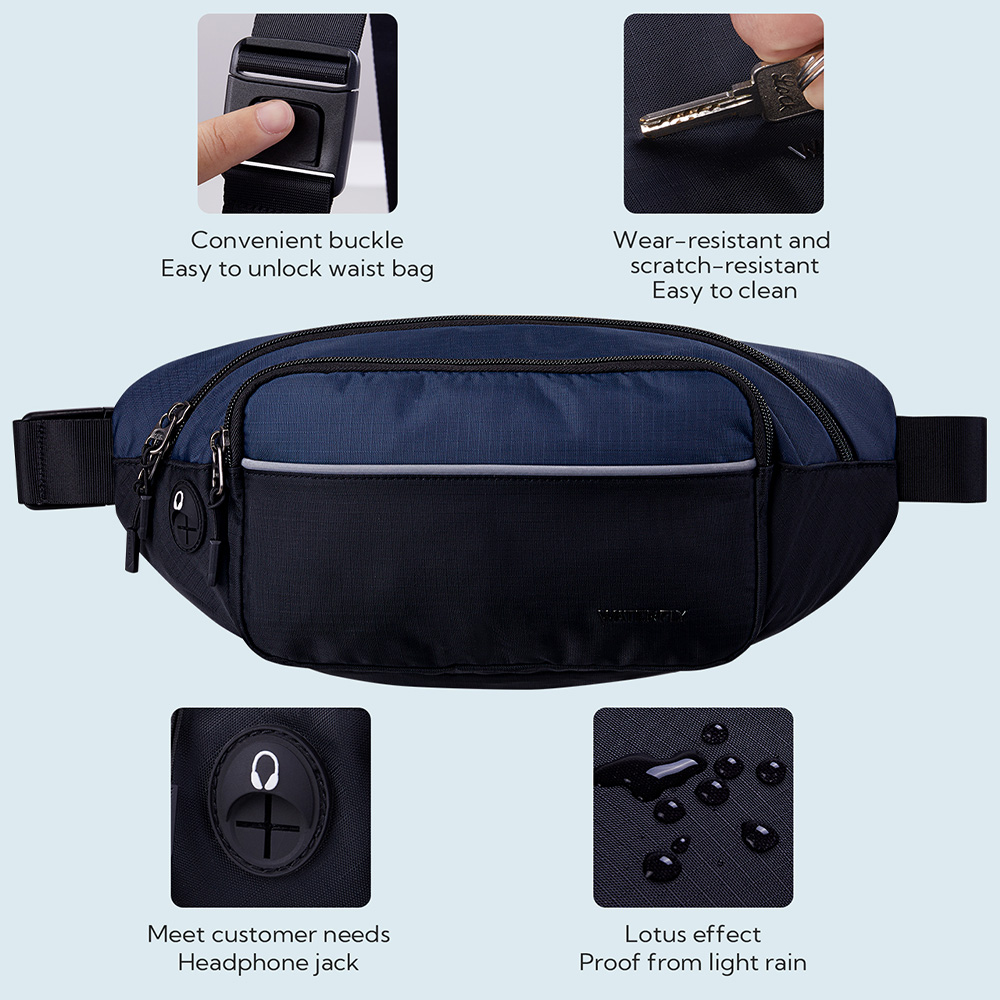 WATERFLY Fanny Pack Waist Bag  - đánh giá và giá Running Gear Belt