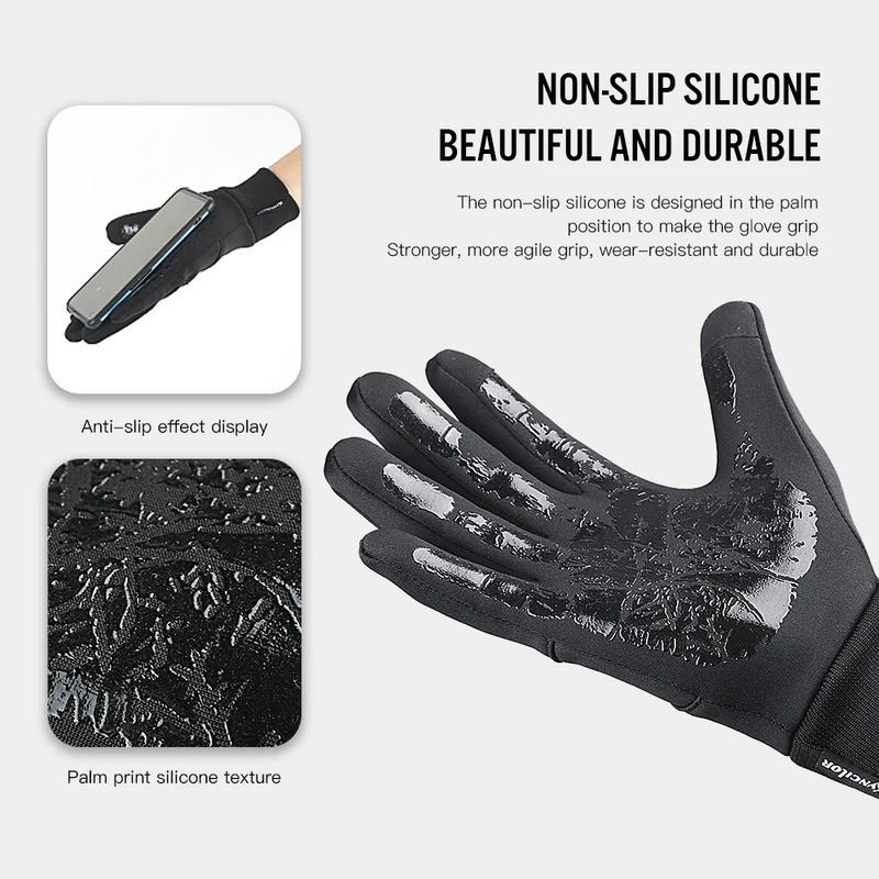 Winter Cycling Gloves for Men  - đánh giá và giá Running Gear Winter Men