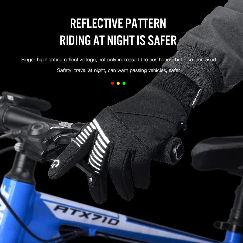 Winter Cycling Gloves for Men  - đánh giá và giá Running Gear Winter Men