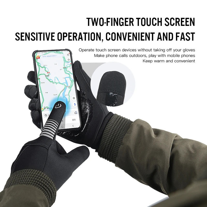 Winter Cycling Gloves for Men  - đánh giá và giá Running Gear Winter Men