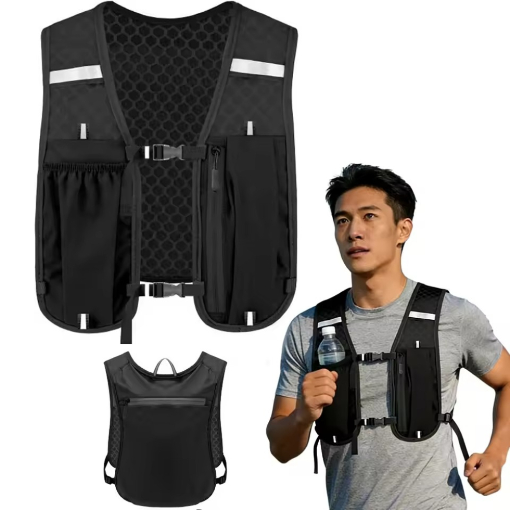 Hydration Backpack Vest for Ru - đánh giá và giá Running Gear Bag For Men