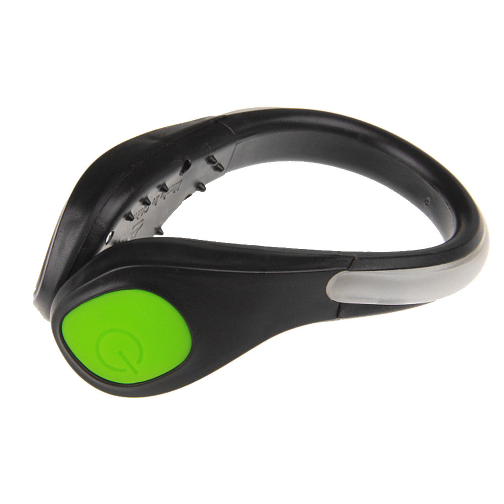 1Pcs LED Flash Shoe Clip Green - đánh giá và giá Running Gear For Night