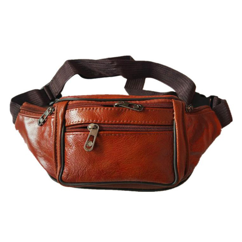 Leather Men Waist Chest Bag Th - đánh giá và giá Running Gear Organizer